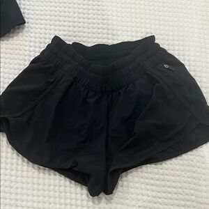Lulu Black Women's Athletic Shorts